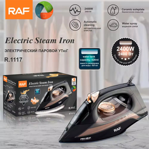 Classic Design Electric Iron Hand-held Steam 2200W <b>Thermostat</b> <b>Controlled</b> Vertical Steaming Water Spray - Product Image 6