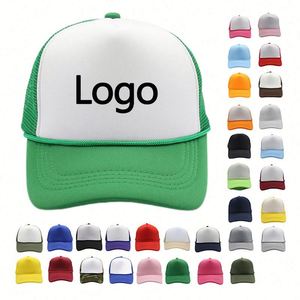 Gorra Trucker Personalizada con Logo Impreso, Parte Delantera de Espuma de Poliéster, Parte Trasera de Malla de 5 Paneles, con Correa Ajustable y Pequeña Trenza de Cuerda - Product Image 1