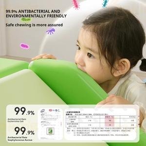 Ensemble de 7 jouets d'<span class=keywords><strong>escalade</strong></span> en mousse souple, piscine à balles, aire de jeux intérieure pour tout-petits, aire de jeux souple pour bébés - Product Image 3