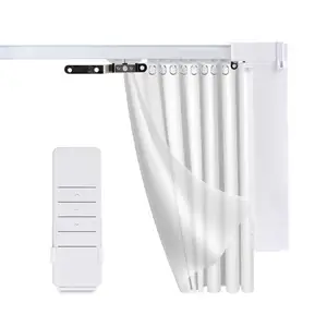 Gardens Motorized Curtain Motor Track Automatic Curtain System For Hotel And Home Curtain Automation