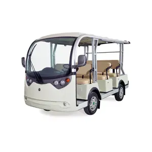 Long Range Battery Powered Tourist City Hotel Shuttle School Passenger Electric Sightseeing Mini Bus