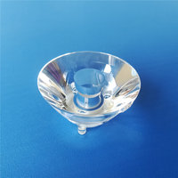 Lentille collimateur LED asphérique plano-convexe en PMMA de 35 mm, 3 degrés, avec une transmission supérieure à 90 % pour éclairage chirurgical