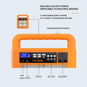 Nuevo Generador Solar Portátil Original de 300W 220V 192Wh para Camping, Estación de Energía Portátil de 15Ah con Altavoz Bluetooth, Envío Gratis - Product Image 3