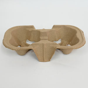 Portavasos Biodegradable de Pulpa Moldeada, Portavasos Desechable para Vasos de 12-32 oz, Empaque Sostenible para Cafeterías - Product Image 4