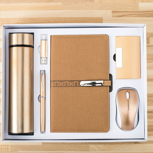 Juego de Regalo Corporativo Promocional, Elegante y de Alta Gama, Caja de Regalo de Cuero PU de 6 Piezas, Logotipo Personalizado, Regalos Corporativos - Product Image 2