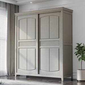 Armoire moderne en bois massif pour chambre à coucher Armoire pour chambre à coucher Mobilier - Product Image 5