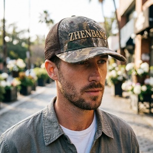 Vintage <b>Camo</b> Trucker Hat with Logo 5 Panel Mesh Trucker Hat Snapback Adult Unisex Trucker Hat <b>Camo</b> Outdoor Performance - Product Image 6