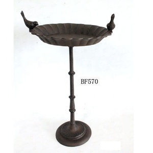 Hot Sale Good Quality Garden Decorative Outdoor Fairy Cast Iron <strong>Metal</strong> <strong>Bird</strong> Feeder <strong>Bath</strong> - Product Image 2