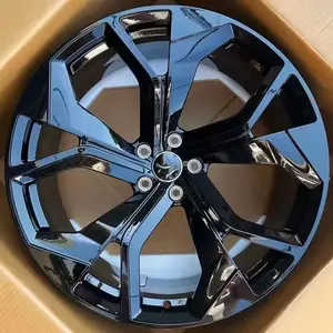 China Fabriek Hot Verkoop Klassiek Ontwerp 20 21 22 Inch 5X112 Sport Zwart Velg Lichtmetalen Wiel Voor Audi Rs Q8