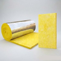 Isolant thermique écologique en laine de verre en rouleau pour projets de construction écologique