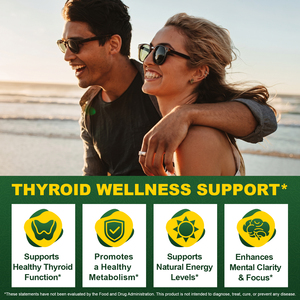 Itawel 60ml Liquide Oral pour le Soutien de la Thyroïde, Compléments pour la Santé Métabolique, Améliore la Clarté Mentale, Gouttes de Soutien Thyroïdien pour Femmes et Hommes - Product Image 3