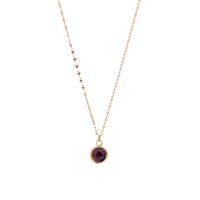 Collares de Moda 2026, Joyería Hipoalergénica, Acero Inoxidable 316L, Chapado en Oro de 18k, Collar con Cuentas de Ágata Natural para Mujer
