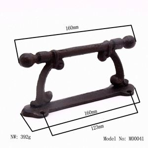 Manija para Puerta Corredera de Estilo Rústico WEKIS, de Hierro Fundido en Bronce Antiguo, Resistente a la Oxidación, Diseño Sólido para Baño, Cocina, Taller, Exteriores - Product Image 6