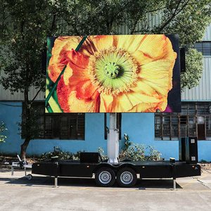 Di động ngoài trời quảng cáo xe trailer gắn xe tải LED hiển thị biển quảng cáo di động uống Màn hình LED Trailer - Product Image 2