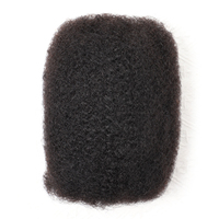 Tresses au crochet Locs brésiliennes 100% cheveux humains vierges bruts non traités 4C Afro Kinky Curly Bulk Cheveux humains pour tressage