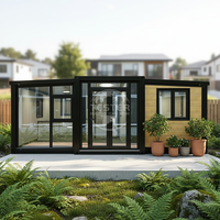 Vente en gros de maison conteneur modulaire portable en acier de 20 pieds, norme australienne, extensible, capsule villa, chambre à coucher moderne