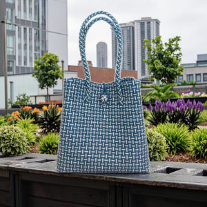 Sac à main pour femmes écologique de haute qualité Unique tissé en plastique recyclé de qualité supérieure taille adulte disponible en gros - Product Image 2