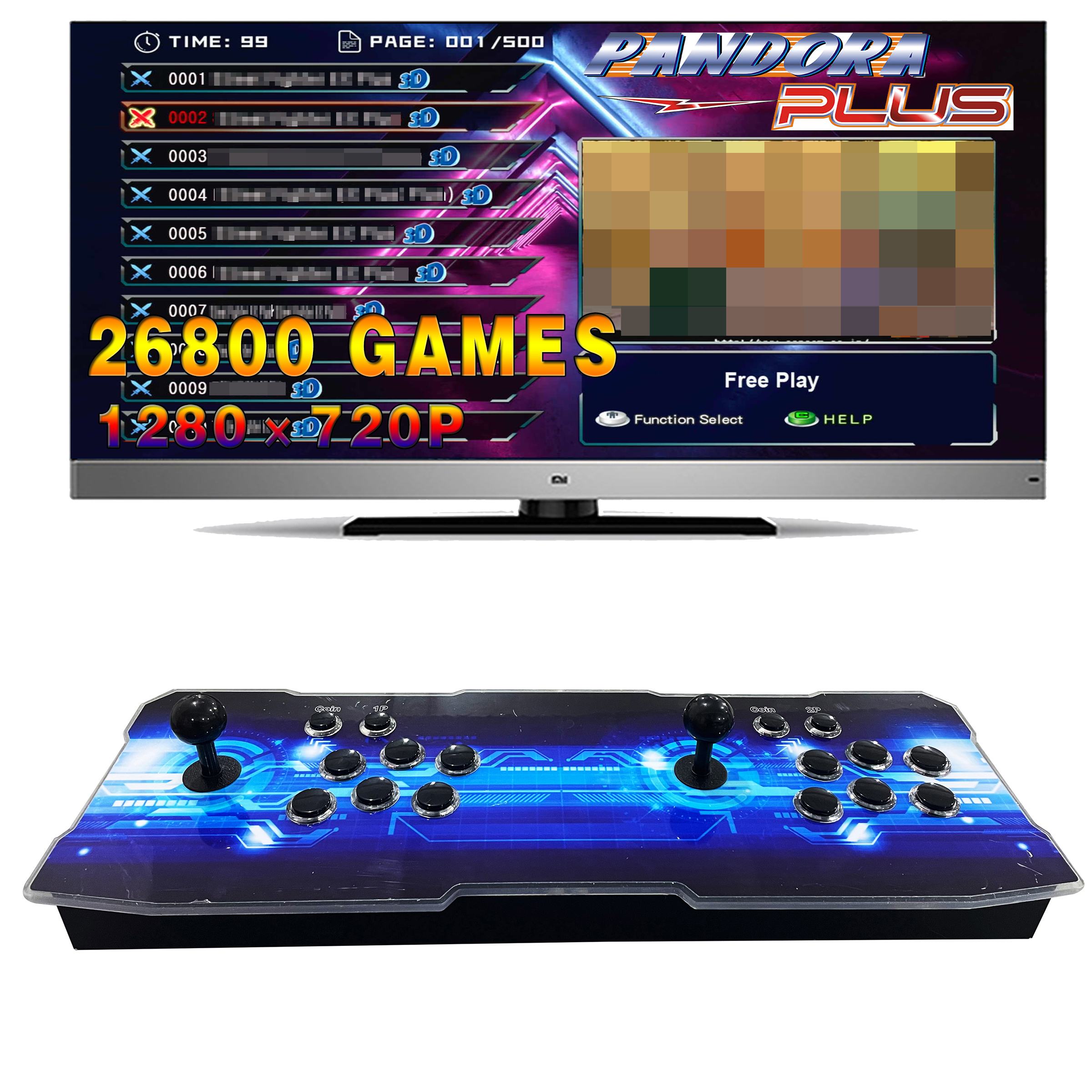 Pandora Box Arcade Games - Classic Video Game Consoles