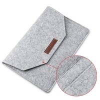 Pochette pour ordinateur portable personnalisée pochette en feutre sac à cosmétiques étui de protection pochette de stockage feutre pochettes à bijoux pochette en cuir feutre pour ordinateur portable Eco
