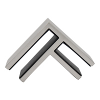 Support de fixation en acier inoxydable duplex 2205 à 90 degrés pour verre, design moderne, pour escalier, balcon, piscine extérieure, clôture, hôpital - DIY
