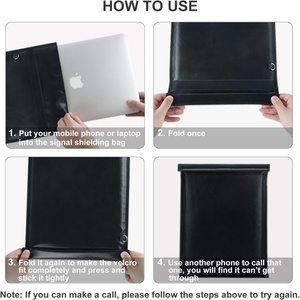 Boshiho - Funda Protectora de Privacidad para Teléfono Celular, Nueva Llegada, Impermeable, Bloqueador de Señal RFID, Anti-Robo, Bolsa Protectora - Product Image 2
