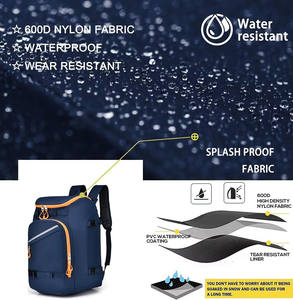 Muestra Gratis, Gran Venta, Mochila de Viaje Impermeable de 55L para Botas de Esquí y Snowboard, Equipo Profesional de Esquí - Product Image 3