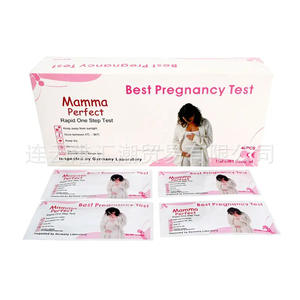 Test de grossesse rapide Mamma Perfect, bandelette et cassette HCG, pour femmes enceintes. - Product Image 3