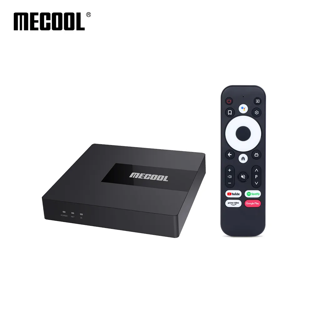 MECOOL OFFICIAL KM7 Android 11 Amlogic S905Y4 2GB 16GB Dual WiFi Youtube 4K Streaming Smart Set-top TVBox Android TV Box