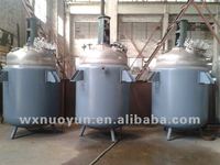 Cuve de mélange avec structure de chauffage et de refroidissement en acier inoxydable/acier au carbone pour le mélange de liquides chimiques
