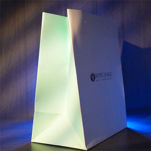 ถุงกระดาษเคลือบกันน้ำพิมพ์ CMYK สำหรับชุดของขวัญเครื่องสำอาง - Product Image 5