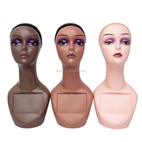 Tête de Mannequin pour affichage de perruque support de tête de perruque femme modèle sans épaules masque lunettes de soleil chapeau cheveux perruques présentoir
