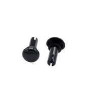 Panneau de commande électrique en plastique, rivets à clipser, clip de retenue pour équipement industriel, fixation sans outil, broche en nylon noir