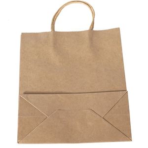 Bolsa de Papel Kraft Gruesa con Diseño Personalizado al por Mayor, Impresión de Logotipo Personalizado, Bolsa de Papel para Regalos y Compras con Asas Retorcidas - Product Image 2