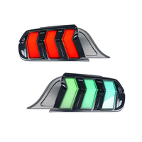 Feux arrière LED RGB à prisme fumé modifiés pour Ford Mustang GT EcoBoost 2015 2016 2017 2018 (paire) – Feux de freinage, de recul et de position