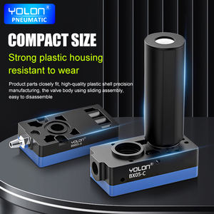 YOLON VTM Mini Hoge Zuigkracht Hoge Debiet Meertraps Kunststof Vacuümgenerator -85KPa 220L/min Krachtige Pneumatische - Product Image 2