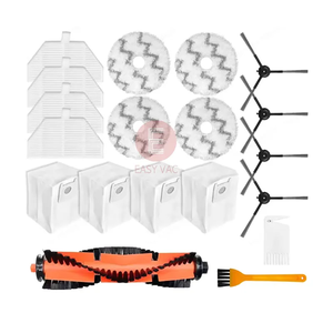 Kit d'accessoires pour aspirateur robot <span class=keywords><strong>Roidmi</strong></span> <span class=keywords><strong>EVA</strong></span> SDJ06RM : brosse latérale, sac à poussière, filtre, chiffon de nettoyage, pièces de rechange - Product Image 1