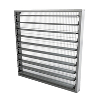Eakor Persiennes de ventilation en boîte galvanisées durables de haute qualité à contrôle automatique pour les fermes avicoles en serre