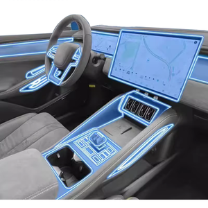 Pour BYD SONG L EV 2024 voiture intérieur Console centrale Transparent TPU Film de protection anti-rayures réparation <span class=keywords><strong>autocollant</strong></span> - Product Image 1