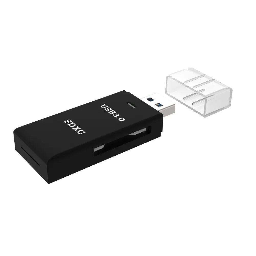 USB 3.0 2in1 Card reader Support SD/MMC,TF/Mini SD Card MINI 3.0 High Speed USB Cardreader
