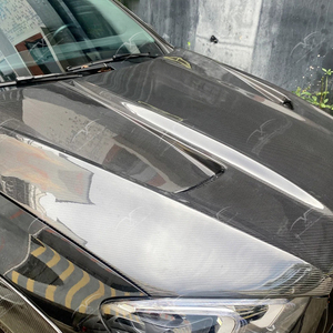 Kit carrosserie de mise à niveau de style haut de gamme pour Benz GLE350 450 <span class=keywords><strong>63</strong></span> C167, capot en fibre de carbone, diffuseur arrière, jupe latérale, arche de roue, spoiler/lèvre avant - Product Image 4