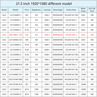 Layar BOE 21.5'' 1920x1080 HR215WU1-120 LVDS 30pin IPS Full HD LCD 21.5 Inci Modul LCD