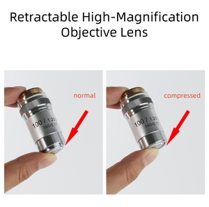 生体顕微鏡用無色195対物レンズ4X-100X倍率銅材料3年間保証カスタマイズOEM - Product Image 6