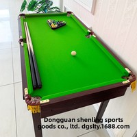 Mesa de Billar Americana Plegable Negra, Multifuncional para Niños, de Interior, Dos en Uno, Tres en Uno, Juego Completo