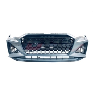 Pare-chocs en plastique pour <span class=keywords><strong>AUDI</strong></span> A6 2019-<span class=keywords><strong>2020</strong></span> Kit carrosserie Mise à niveau vers le style <span class=keywords><strong>RS6</strong></span> Kit carrosserie avec calandre ABS Becquet arrière Tuyaux d'échappement - Product Image 6