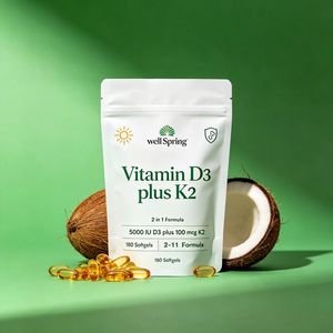 Fabricant de gélules de <span class=keywords><strong>vitamine</strong></span> D3 K2 naturelle pure, complément nutritionnel pour le soutien osseux et immunitaire des adultes, OEM ODM - Product Image 2