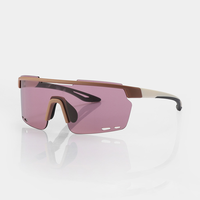Nouvelles Lunettes de Cyclisme Sportives Colorées, Lunettes de Protection Anti-Vent, Lunettes de Soleil Sportives à Film Réel, Vente en Gros d'Usine pour Hommes