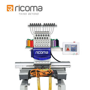 Máquina de Bordar <span class=keywords><strong>RICOMA</strong></span> de un Cabezal Computarizada 12/15 Colores y Múltiples Agujas a <span class=keywords><strong>Precio</strong></span> Económico con Alta Calidad para Gorras/Planos/Prendas - Product Image 4