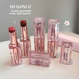 ODM OEM 방수 수화 보습 미러 SHAQINUO 크리스탈 투명 수성 틴트 립스틱 - Product Image 4