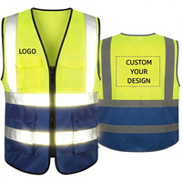Gilets de sécurité professionnels imperméables et respirants en tissu maillé réfléchissant pour les travailleurs