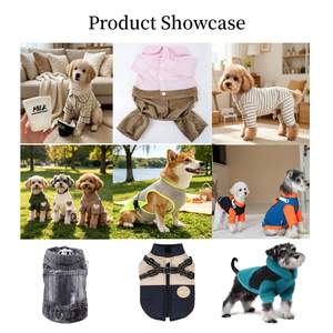 Pijamas de Algodón Suave para Perros, Tamaños Personalizados, Ropa de Dormir Transpirable y Amigable con la Piel para Perros Pequeños, Medianos y Grandes - Product Image 2